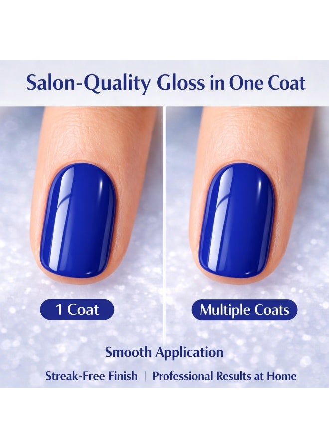 Brunson Classic Nail Polish 18ml Fast Dry Nail Lacquer Nail Harderner Normal Polish Glossy Gel Effect Quick Air Dry Long-Lasting Natural Nail Enamel Salon Quality Manicure Pedicure Regular Polish - Image 5